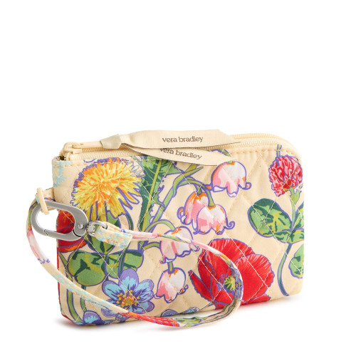Vera Bradley Clip Zip Wristlet - All The Pretty Wildflowers