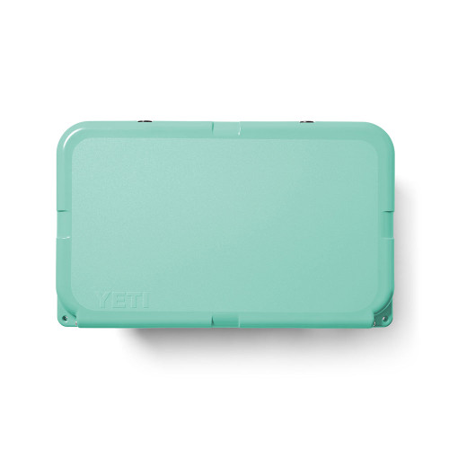 YETI Tundra 45 Hard Seafoam Green Cooler top
