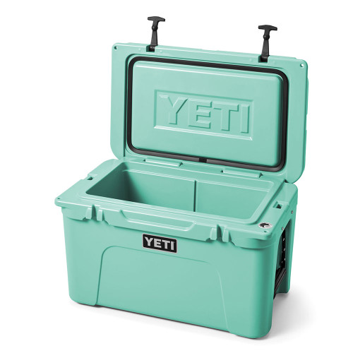 YETI Tundra 45 Hard Seafoam Green Cooler open