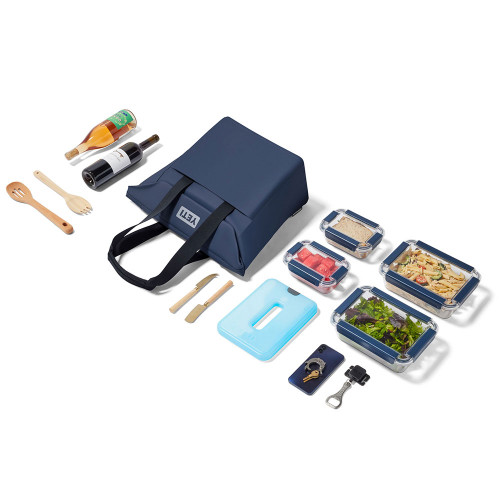 YETI Daytrip 20L Insulated Tote Classic Navy Bag contents