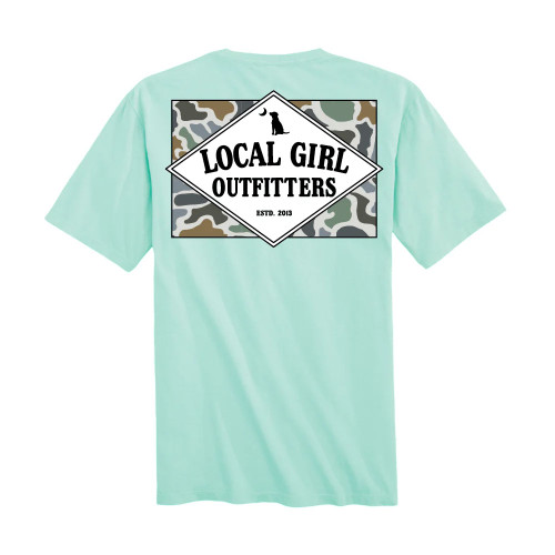 Girls' Local Girl Outfitters Founder's Flag Localflage Bluff T-Shirt Island Reef Main