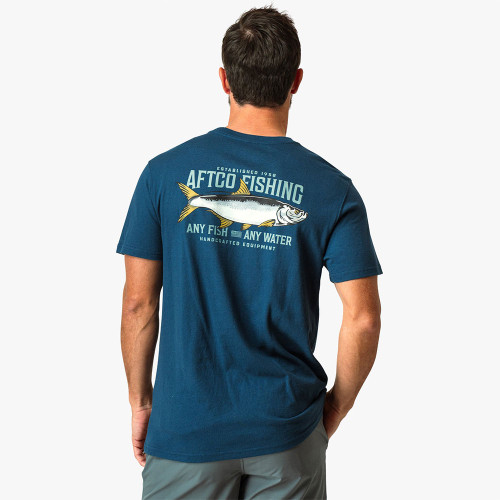 Men's AFTCO Big Scale T-Shirt Naval Main