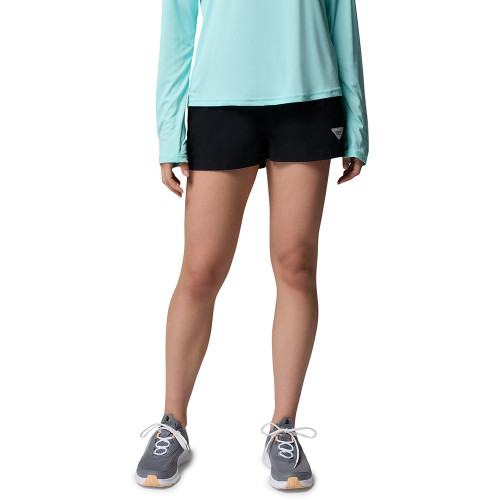 Women's Columbia 2" PFG Rugged Black Water Shorts