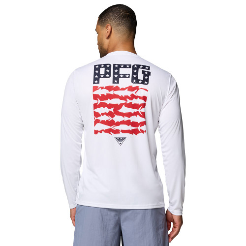 Men's Columbia Terminal Tackle PFG Dare Devil White T-Shirt