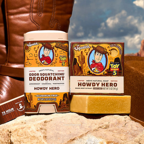 Dr. Squatch x Toy Story 5: Howdy Hero Bar Soap | Eagle Eye Outfitters