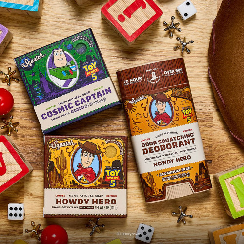 Dr. Squatch x Toy Story 5: Howdy Hero Bar Soap | Eagle Eye Outfitters