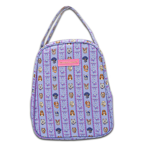 Simply Southern School Lunch Bag Dogs And Bow Front Of Lunch Bag