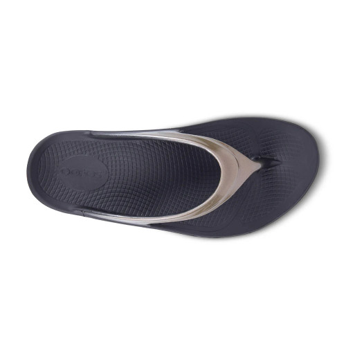 Women's OOFOS OOlala Luxe Latte Sandal top