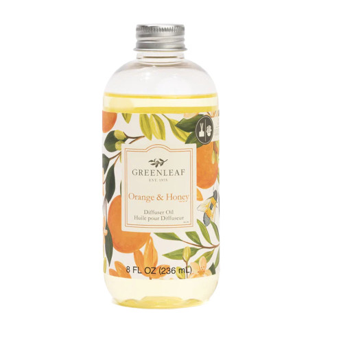 Greenleaf Diffuser Refill Orange And Honey Scent Refill Bottle