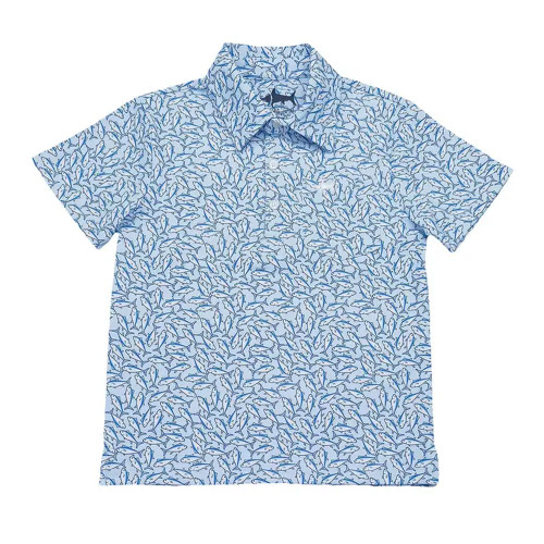 Boys' Saltwater Boys Inshore Performance Polo - Tuna Main