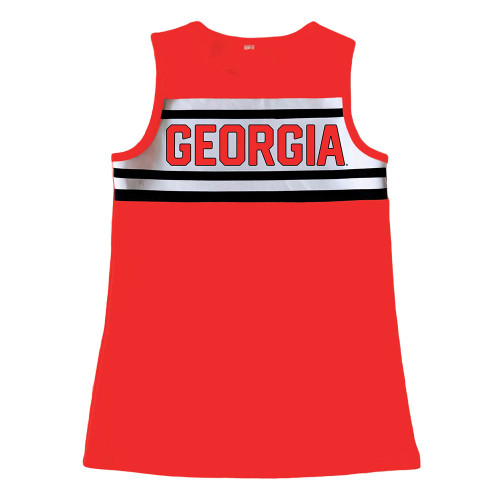 georgia bulldogs jersey dress Infant/Toddler Girls' Scarlet & Gold The Classic Cheer - Floral - W