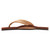 Men's Rainbow Luxury Leather Single Flops Buckskin Side View