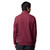 Men's Columbia Hart Mountain II 1/2 Zip Rich Wine Heather Red Pullover back Men's Columbia Hart Mountain II 1/2 Zip Rich Wine Heather Red Pullover back