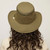 Adult Tilley LTM5 Airflo Slim Sun Hat Olive Model Back Adult Tilley LTM5 Airflo Slim Sun Hat Olive Model Back