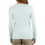 Women's AFTCO Long Sleeve Samurai Crew Hint of Mint Heather Shirt back Women's AFTCO Long Sleeve Samurai Crew Hint of Mint Heather Shirt back