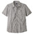 Men's Patagonia Short Sleeve Go To Button Up Bees & Flowers Salt Gray Shirt