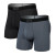 Men's SAXX Quest Boxer Brief 2-Pack Turbulence Black II Main Men's SAXX Quest Boxer Brief 2-Pack Turbulence Black II Main