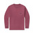 Men's Southern Marsh Long Sleeve Seawash Authentic Wine Red Tee front