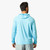 Men's AFTCO Samurai 2 Long Sleeve Hooded Performance Shirt Splish Splash Heather Back Model