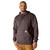 Men's Carhartt Logo Sleeve Graphic Dark Sepia Sweatshirt Front