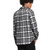 Men's The North Face Arroyo Flannel Shirt Meld Grey Medium Bozeman Plaid Back