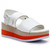 Women's Matisse Jams Platform Sandal Leather White Main