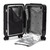 The North Face 22" All Weather 4-Wheeler Black Suitcase Open Front The North Face 22" All Weather 4-Wheeler Black Suitcase Open Front