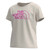 Girls' The North Face Short Sleeve Tri-Blend Gardenia White Heather Tee side