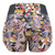 Women's The North Face 3" Printed Arque Black International Collection Short back Women's The North Face 3" Printed Arque Black International Collection Short back