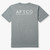 Boys' AFTCO Samurai Short Sleeve Performance Shirt Steel Heather Gray Back
