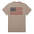 Men's Southern Marsh Short Sleeve Seawash Tee Vintage Flag Washed Burnt Taupe Back