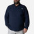 Men's Columbia PFG Tamiami II Long Sleeve Shirt -Tall 464CLNVY Collegiate Navy Front