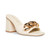 Women's Madden Girl Golden Heeled Sandal Front Women's Madden Girl Golden Heeled Sandal Front