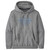 Men's Patagonia Force Mark Uprisal Gravel Heather Grey Hoodie Men's Patagonia Force Mark Uprisal Gravel Heather Grey Hoodie