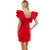 Women's TCEC Square Neck Ruffle Dress back
