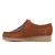 Women's Clarks Padmora Dark Tan Suede Shoe Side
