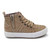 Women's Blowfish Rev High Top Brown Sneaker side Women's Blowfish Rev High Top Brown Sneaker side