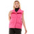 Women's TCEC Funnel Neck Puffer Vest Pink Main