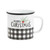 Collins Merry Christmas Check Camp Mug Collins Merry Christmas Check Camp Mug
