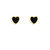 Golden Stella Gold Dipped Heart Studs