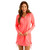 Women's Huk Pursuit Coverup Neon Coral Dress