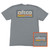 Men's Aftco Fade Graphite Heather Grey Tee