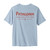 Men's Patagonia Capilene Cool Daily Waters Graphic T-Shirt Banner Fleck Blue Back Flat Image