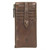 Frye Melissa Snap Card Dark Brown Wallet front