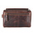 Sixtease Safar Leather Train Case Brown Side