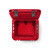 Yeti Roadie 48 Wheeled Cooler - Rescue Red Top Open Yeti Roadie 48 Wheeled Cooler - Rescue Red Top Open
