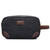 Mad Man Canvas And Leather Dopp Kit -Black