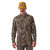 Men's Duck Camp Lightweight Hunting Shirt Woodlands Camo Front Model
