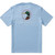 Men's Duck Head Logo Tee Serenity Blue Back View