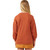 Girls' Hayden Cable Knit Sweater Rust Back